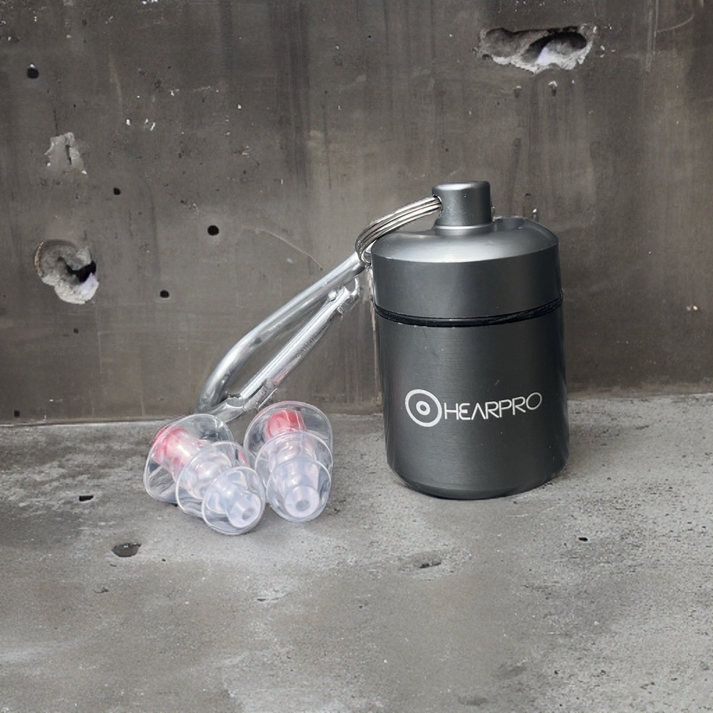 Hearpro protective earbuds with Limited Edition carry case