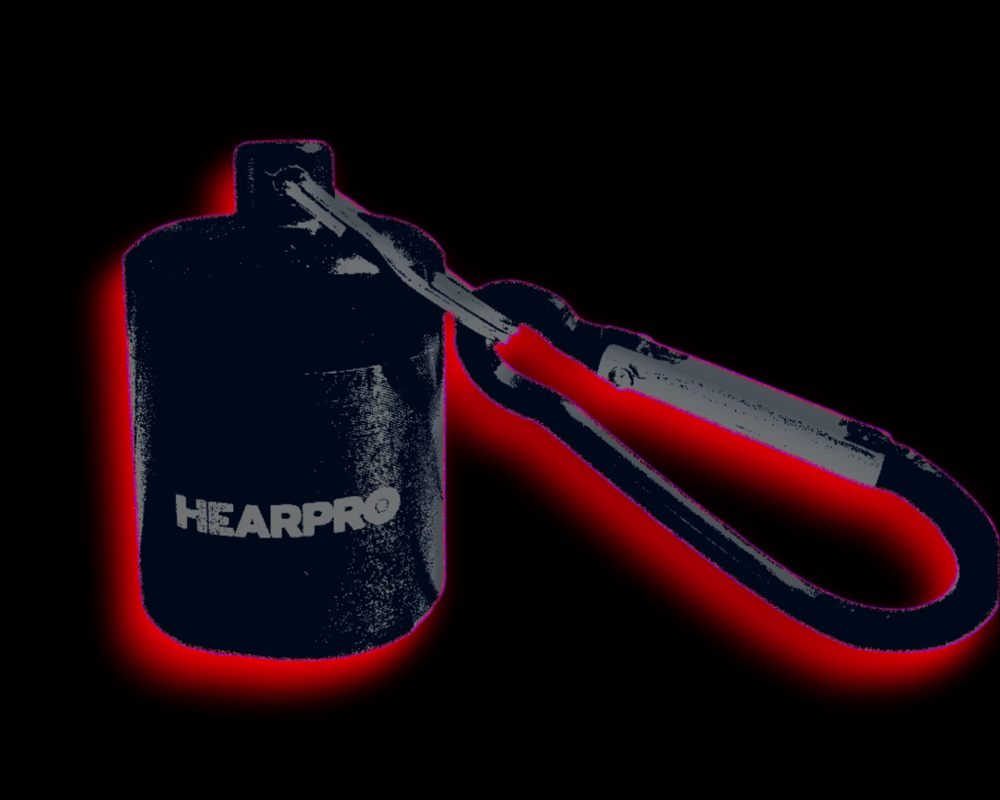 Hearpro protective earbuds with Black carry case
